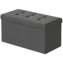 Höffner Bettbank   ¦ grau ¦ Maße (cm): B: 76 H: 38