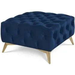 S-STYLE Hocker  Wilhelm ¦ blau ¦ Maße (cm): B: 80 H: 45