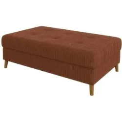 S-STYLE Hocker  Maya ¦ rot ¦ Maße (cm): B: 118 H: 40