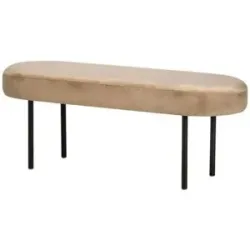 Höffner Sitzbank   ¦ beige ¦ Maße (cm): B: 100 H: 38