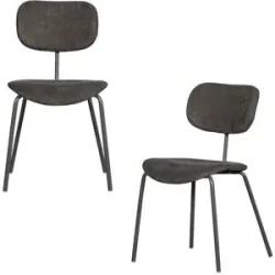 WOOOD Esszimmerstuhl - 2er Set  Link ¦ braun ¦ Maße (cm): B: 54 H: 78