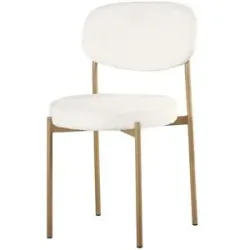Höffner Polsterstuhl  Daniel ¦ creme ¦ Maße (cm): B: 44 H: 80 T: 53.5