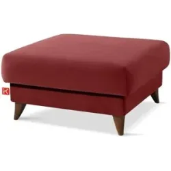 KONSIMO Hocker  Gustavo ¦ rot ¦ Maße (cm): B: 92 H: 48