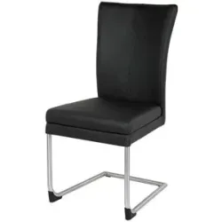 uno Freischwinger  Steve 6 ¦ schwarz ¦ Maße (cm): B: 48 H: 98 T: 62.0