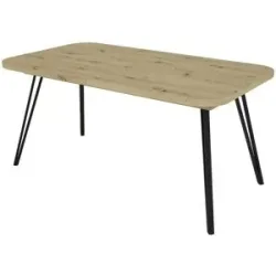 by Living Esstisch mit Auszug Life ¦ braun ¦ Maße (cm): B: 160 H: 76