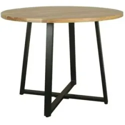by Living Esstisch rund Arrow ¦ braun ¦ Maße (cm): B: 100 H: 77