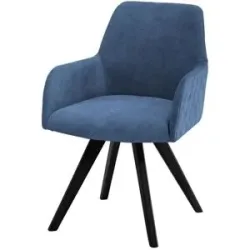 Dine + Mine Esszimmerstuhl  Bristol 2 ¦ blau ¦ Maße (cm): B: 61 H: 88 T: 66.5