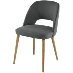 Woodford Esszimmerstuhl  Capri ¦ grau ¦ Maße (cm): B: 51 H: 82 T: 56.0