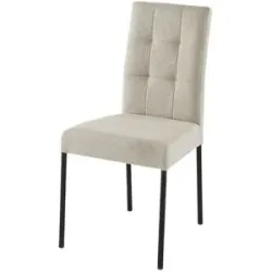 Höffner Esszimmerstuhl  Nanda ¦ beige ¦ Maße (cm): B: 61 H: 91 T: 46.0