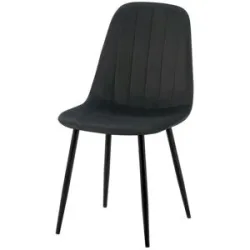 Höffner Esszimmerstuhl  Baxter ¦ schwarz ¦ Maße (cm): B: 45 H: 88