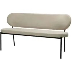 by Living Sitzbank  Jersey ¦ beige ¦ Maße (cm): B: 160 H: 82