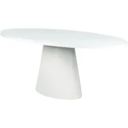 Höffner Esstisch mit Glastischplatte Reflection ¦ weiß ¦ Maße (cm): B: 100 H: 76