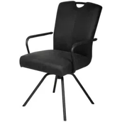 Gray & Jones Esszimmerstuhl  Cap Ferrat 2 ¦ schwarz ¦ Maße (cm): B: 50 H: 93,5