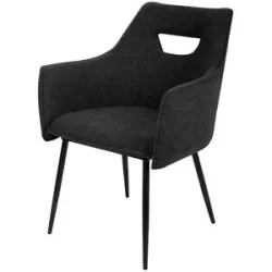 uno Esszimmerstuhl  Siggi ¦ schwarz ¦ Maße (cm): B: 61 H: 85,4 T: 62.5