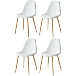 Höffner Stuhl 4er-Set  Copenhagen ¦ beige ¦ Maße (cm): B: 46,5 H: 86