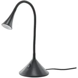 Höffner LED-Schreibtischleuchte  mit Flexarm schwarz   ¦ schwarz ¦ Maße (cm): B: 35,5 H:
