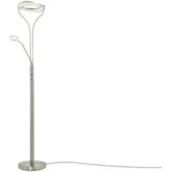 Meisterleuchten LED-Deckenfluter  2-flammig  Chrom   ¦ silber ¦ Maße (cm): B: