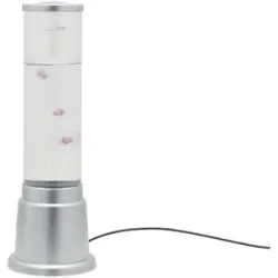 Höffner Wassersprudelsäule  mit Farbwechsler   ¦ silber ¦ Maße (cm): H: 35  Ø: 8