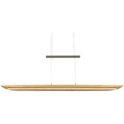 Höffner LED-Pendelleuchte  1-flammig  Asteiche   ¦ holzfarben ¦ Maße (cm): B: 9 T: 9.0