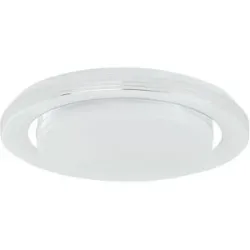 Höffner LED-Deckenleuchte  weiß Starlight-Effekt ´gro?   ¦ weiß ¦ Maße (cm): H: 7  Ø: