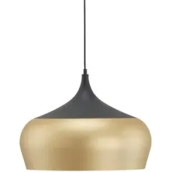 Trio Pendelleuchte  1-flammig  Messing-matt   ¦ gold ¦ Maße (cm): H: 150  Ø: 45