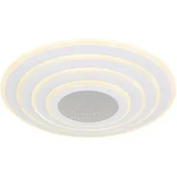 Globo Lighting Deckenleuchte   ¦ weiß ¦ Maße (cm): H: 6,7  Ø: 50