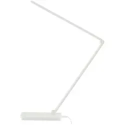 KHG LED-Tischleuchte  weiß mit Qi-Charger   ¦ weiß ¦ Maße (cm): B: 36 H: 38 T: