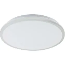 KHG LED-Deckenleuchte mit Backlight  silberfarben   ¦ silber ¦ Maße (cm): H: 4,2