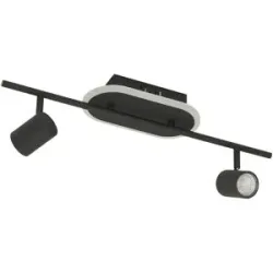 KHG LED-Deckenspot  2+1-flammig  sandschwarz   ¦ schwarz ¦ Maße (cm): B: 55 H: