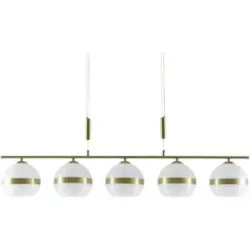KHG Pendelleuchte   ¦ gold ¦ Maße (cm): B: 95 H: 150 T: 15.0