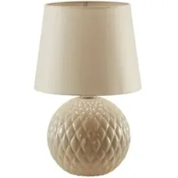 Höffner Tischleuchte   ¦ creme ¦ Maße (cm): H: 60  Ø: 39