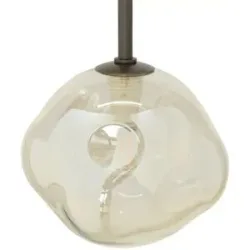 Höffner Pendelleuchte  Lava ¦ beige ¦ Maße (cm): H: 160  Ø: 15