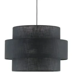 Höffner Pendelleuchte  Calisto ¦ schwarz ¦ Maße (cm): H: 110  Ø: 50