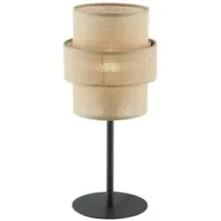 Höffner Tischleuchte  Calisto ¦ beige ¦ Maße (cm): H: 38  Ø: 20