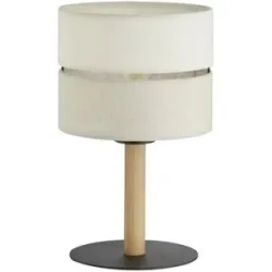 Höffner Tischleuchte  Eco ¦ weiß ¦ Maße (cm): H: 34  Ø: 20
