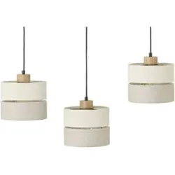Höffner Pendelleuchte  Eco ¦ creme ¦ Maße (cm): B: 77 H: 80 T: 20.0