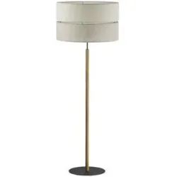 Höffner Stehleuchte  Eco ¦ holzfarben ¦ Maße (cm): H: 139  Ø: 50