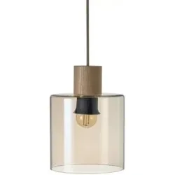 Höffner Pendelleuchte  Sierra Cognac ¦ beige ¦ Maße (cm): H: 150  Ø: 20