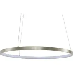 KHG LED-Pendelleuchte   ¦ silber ¦ Maße (cm): H: 150  Ø: 50