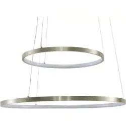 KHG LED-Pendelleuchte   ¦ silber ¦ Maße (cm): H: 150  Ø: 60