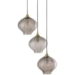 Höffner Pendelleuchte   ¦ gold ¦ Maße (cm): H: 150  Ø: 35