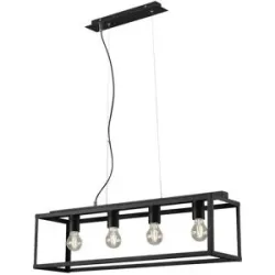 Höffner Pendelleuchte 4flg   ¦ Maße (cm): H: 120