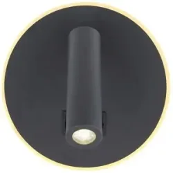 Globo Lighting Wandleuchte   ¦ schwarz ¦ Maße (cm): H: 15  Ø: 14.6