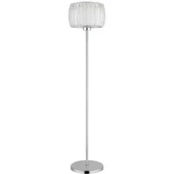 Globo Lighting Stehleuchte   ¦ silber ¦ Maße (cm): H: 150  Ø: 32.5
