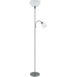 Globo Lighting Stehleuchte   ¦ grau ¦ Maße (cm): H: 178,7  Ø: 26