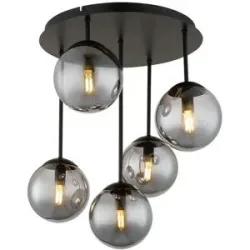 Globo Lighting Deckenleuchte   ¦ schwarz ¦ Maße (cm): H: 51  Ø: 38