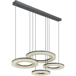 Globo Lighting Hängeleuchte   ¦ schwarz ¦ Maße (cm): B: 50 H: 120