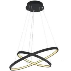 Globo Lighting Hängeleuchte   ¦ schwarz ¦ Maße (cm): H: 120  Ø: 51