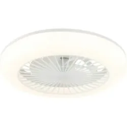Globo Lighting Deckenventilator   ¦ weiß ¦ Maße (cm): H: 14  Ø: 45