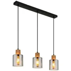 Globo Lighting Hängeleuchte   ¦ schwarz ¦ Maße (cm): B: 12 H: 120